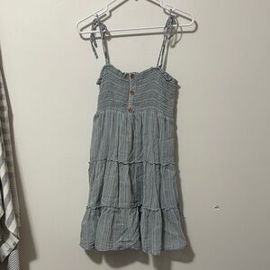 Altar'd State Blue Striped Mini Dress‎